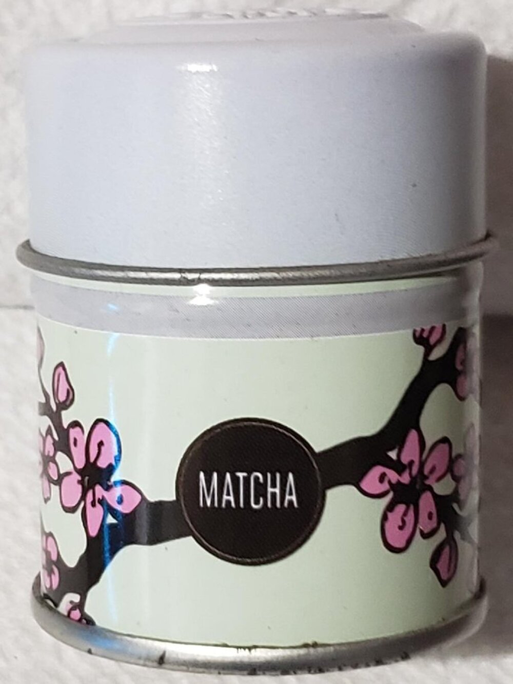 THE TEA SPOT CHERRY BLOSSOMS MATCHA COLLECTOR'S TIN 2" PERFECTION IS EVERYWHERE